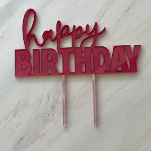 Birthday Celebration Cake Topper