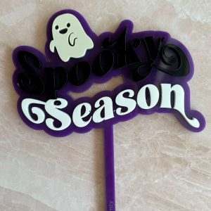 Spooky season cake topper