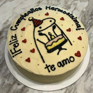Feliz Cumpleanos Hermosisima Flork Pastel