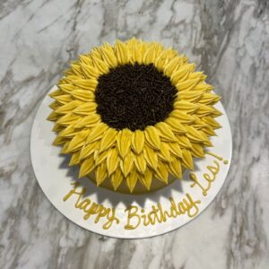 Pastel girasol