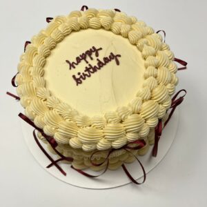 Vintage Happy Birthday Cake