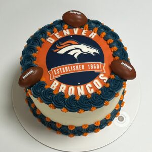 Denver Broncos Fan Cake