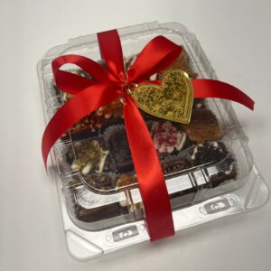 Caja con 16 brownies