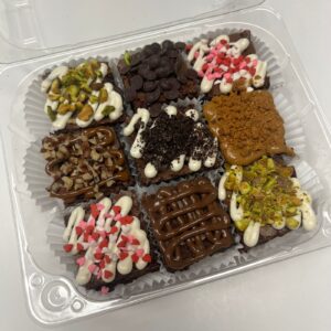 Caja con 9 brownies-1