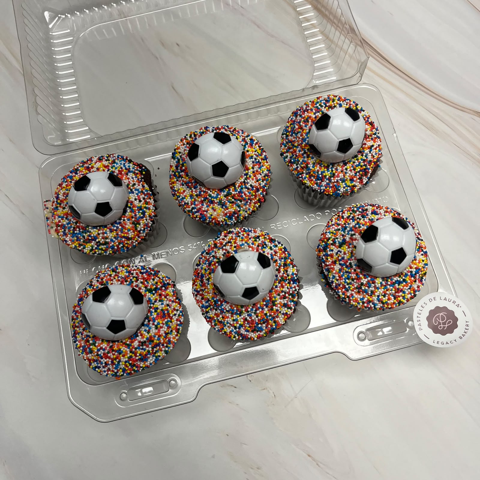Dot Cupcakes Mundialistas